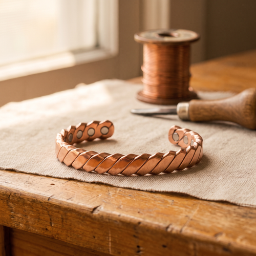 Moss Copper Bracelet by Vera