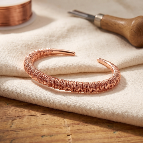 Vera's Fjord Copper Bracelet
